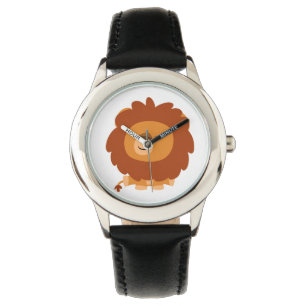 Cute Cudly Cartoon Lion Watch Horloge