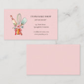 Cute Cuisine carte de visite de boulangerie (Devant / Derrière)