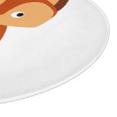 Cute Cunning Cartoon Fox Cutting Board Snijplank (Hoek)
