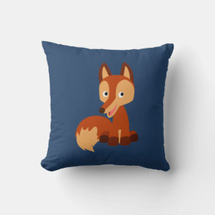 Cute Cunning Cartoon Fox Pillow Kussen