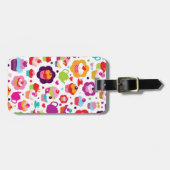 Cute cup cake en theepot bagagelabel (Voorkant horizontaal)