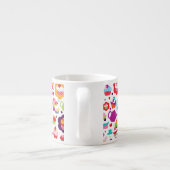 Cute cup cake en theepot espresso kop (Achterkant)