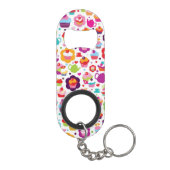 Cute cup cake en theepot mini flessenopener (Achterkant)