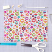 Cute cup cake en theepot tissuepapier (Craft)