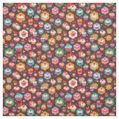 Cute Cup Cake Pattern Stof (Swatch)