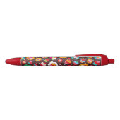 Cute Cup Cake Pattern Zwarte Inkt Pen (Bovenkant)