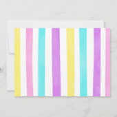 Cute Cupcake Anniversaire Photo Invitation (Dos)