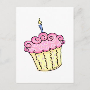 Cute Cupcake Briefkaart