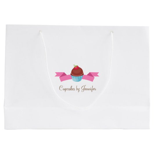 CUTE Cupcake Business Cadeau Sac cadeau (Dos)