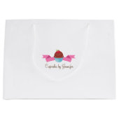 CUTE Cupcake Business Gift Bag Groot Cadeauzakje (Voorkant)