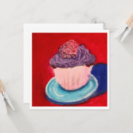 Cute Cupcake Card Kaart