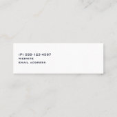 Cute Cupcake en Happy Ice Cream Mini Visitekaartje (Achterkant)