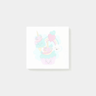 Cute Cupcake en Happy Ice Cream Post-it® Notes