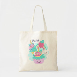 Cute Cupcake en Happy Ice Cream Tote Bag