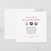 Cute Cupcake Invitation (Devant / Derrière)