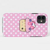 Cute cupcake Iphone case (Achterkant (horizontaal))