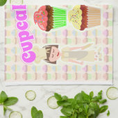Cute Cupcake Love Chef Theedoek (Gevouwen)