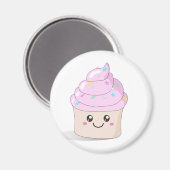 Cute Cupcake Magneet (Voorkant / Achterkant)