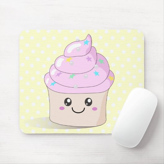 Cute Cupcake Muismat (Met muis)