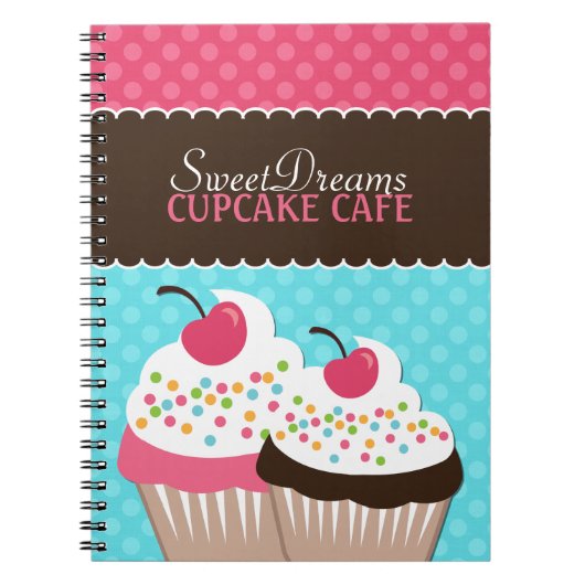 Cute Cupcake Note Book Notitieboek (Voorkant)