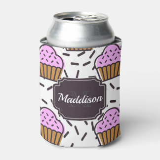 Cute Cupcake Patroon Blikjeskoeler