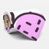 Cute Cupcake Patroon Stropdas (Opgerold)