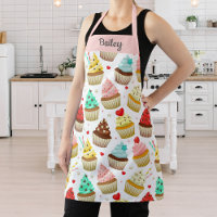 Cute Cupcake Pattern, Sweet Dessert, Aangepaste te