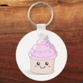 Cute Cupcake Sleutelhanger (Voorkant)