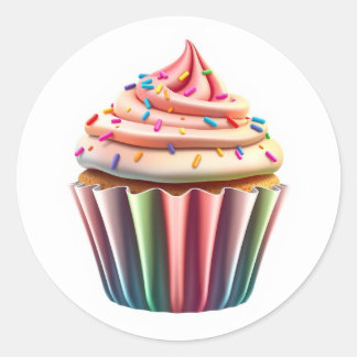 Cute Cupcake Stickers