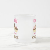 Cute Cupcake Techie Matglas Koffiemok (Center)