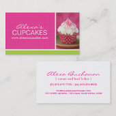 Cute Cupcake Visitekaartje (Voorkant / Achterkant)