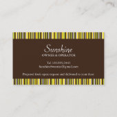 Cute Cupcake Visitekaartje (Achterkant)