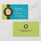 Cute Cupcake-Visitekaartjes Visitekaartje (Voorkant / Achterkant)