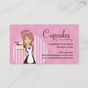 Cute Cupcake-Visitekaartjes Visitekaartje