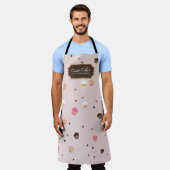 Cute Cupcakes Bakery Pattern Roze Schort (Gedragen)