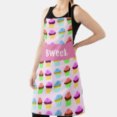 Cute Cupcakes Deluxe Pattern Schort (Insitu)