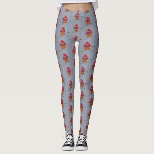 Cute Cupcakes Leggings (Voorkant)