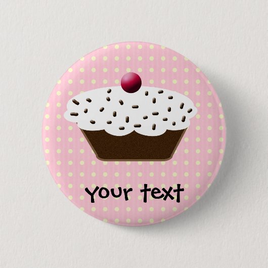 Cute Cupcakes Ronde Button 5,7 Cm (Voorkant)