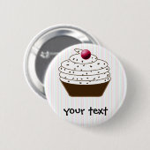 Cute Cupcakes Ronde Button 5,7 Cm (Voorkant /achterkant)