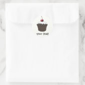 Cute Cupcakes Ronde Sticker (Tas)