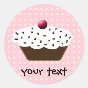 Cute Cupcakes Ronde Sticker