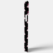 Cute Cupcakes roze en zwart Case-Mate iPhone Case (Achterkant / Rechts)