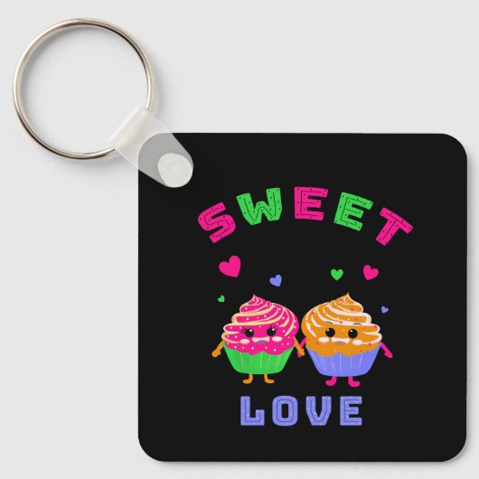 Cute cupcakes sleutelhanger (Voorkant)
