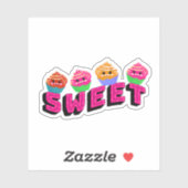 Cute cupcakes sticker (Vel)