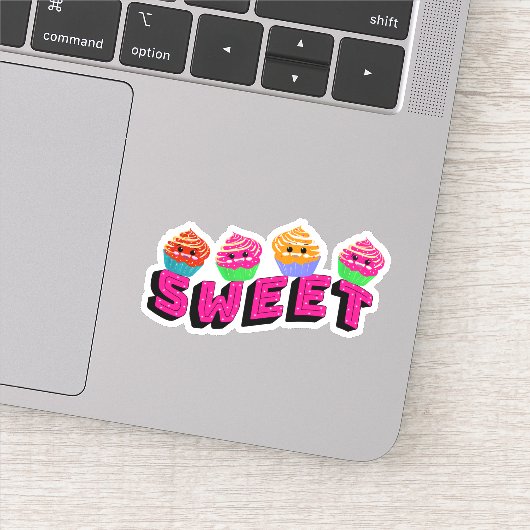 Cute cupcakes sticker (Detail)