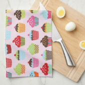 Cute Cupcakes Theedoek (Quarter Fold)