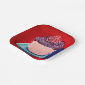 Cute Cupcke Papieren Bordje (Gebogen)