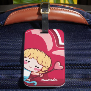 Cute Cupid Bagagelabel