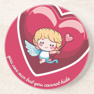 Cute Cupid Zandsteen Onderzetter