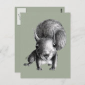 Cute Curious Squirrel Briefkaart (Voorkant / Achterkant)